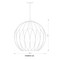 Z-Lite Elle 1 Light Pendant, Matte Black & Clear 1940P24-MB - alternate 7